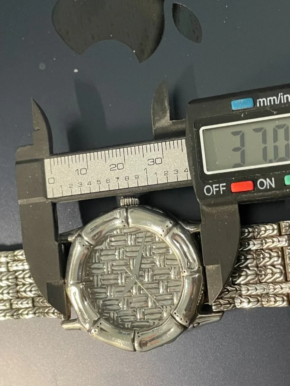 JOHN HARDY STERLING SILVER WATCH DEPLOYMENT CLASP